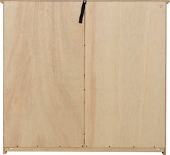 PANAMA 6 DRAWER CHEST - NATURAL WAX