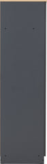 PORTLAND 2 DOOR WARDROBE - GREY/OAK EFFECT