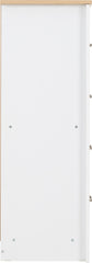 PORTLAND 4 DRAWER CHEST - WHITE/OAK EFFECT