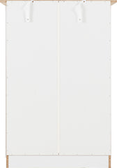 PORTLAND 4 DRAWER CHEST - WHITE/OAK EFFECT