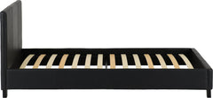 PRADO 3' BED - BLACK FAUX LEATHER