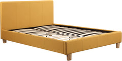 PRADO 4'6" BED - MUSTARD FABRIC