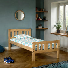 RIO 3' BED - DISTRESSED WAXED PINE