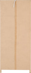 SEVILLE 2 DOOR WARDROBE - GREY HIGH GLOSS/LIGHT OAK EFFECT VENEER