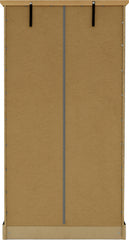 TOLEDO 2 DOOR WARDROBE - GREY/OAK EFFECT