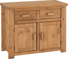 TORTILLA 2 DOOR 2 DRAWER SIDEBOARD - DISTRESSED WAXED PINE