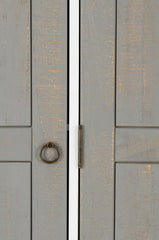 VERMONT 3 DOOR WARDROBE - WHITE/GREY