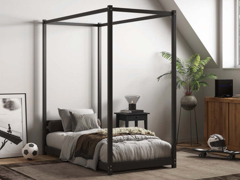 4 poster bed frame in single
