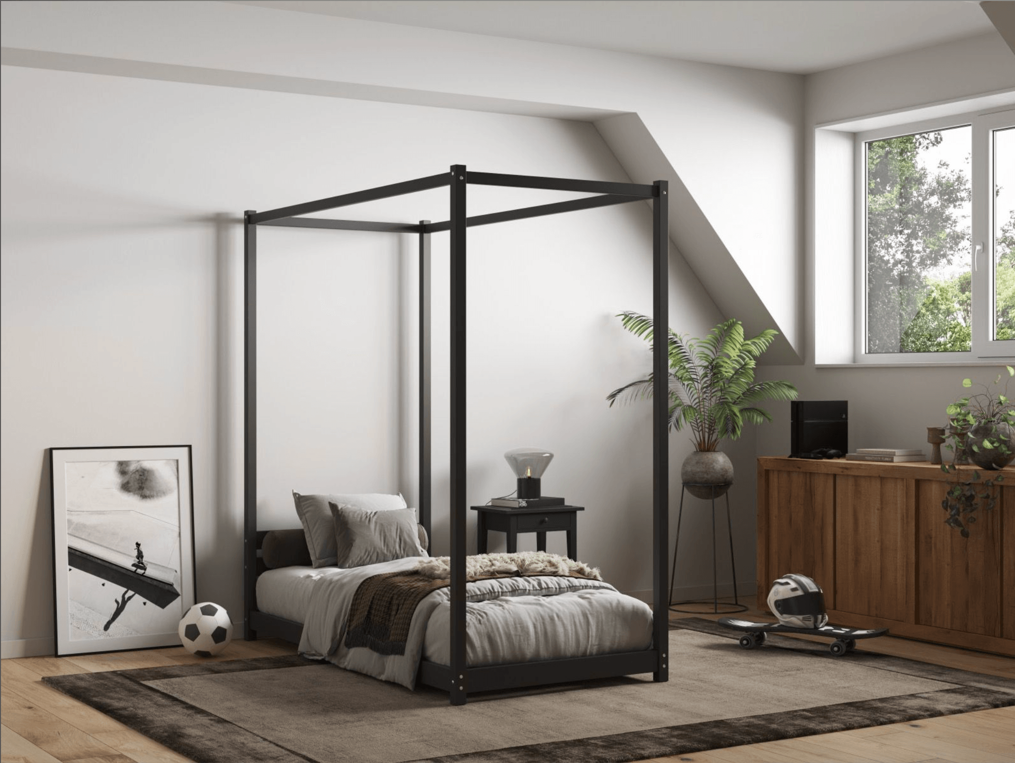 4 poster bed frame