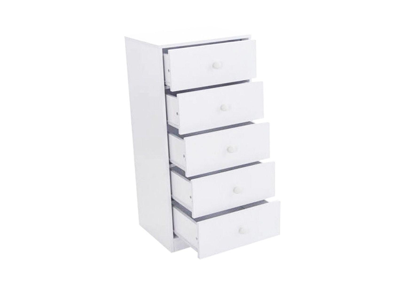 Flair Wizard White Chest of Drawers - Complete Comfort Beds