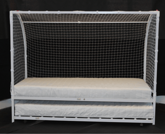 football goal trundle bed bunk