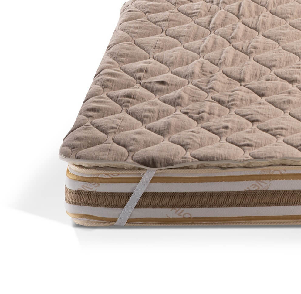 All-Season Natural Wool Mattress Topper