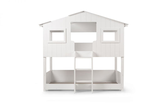 Willow Treehouse White Midsleeper Bunk Bed