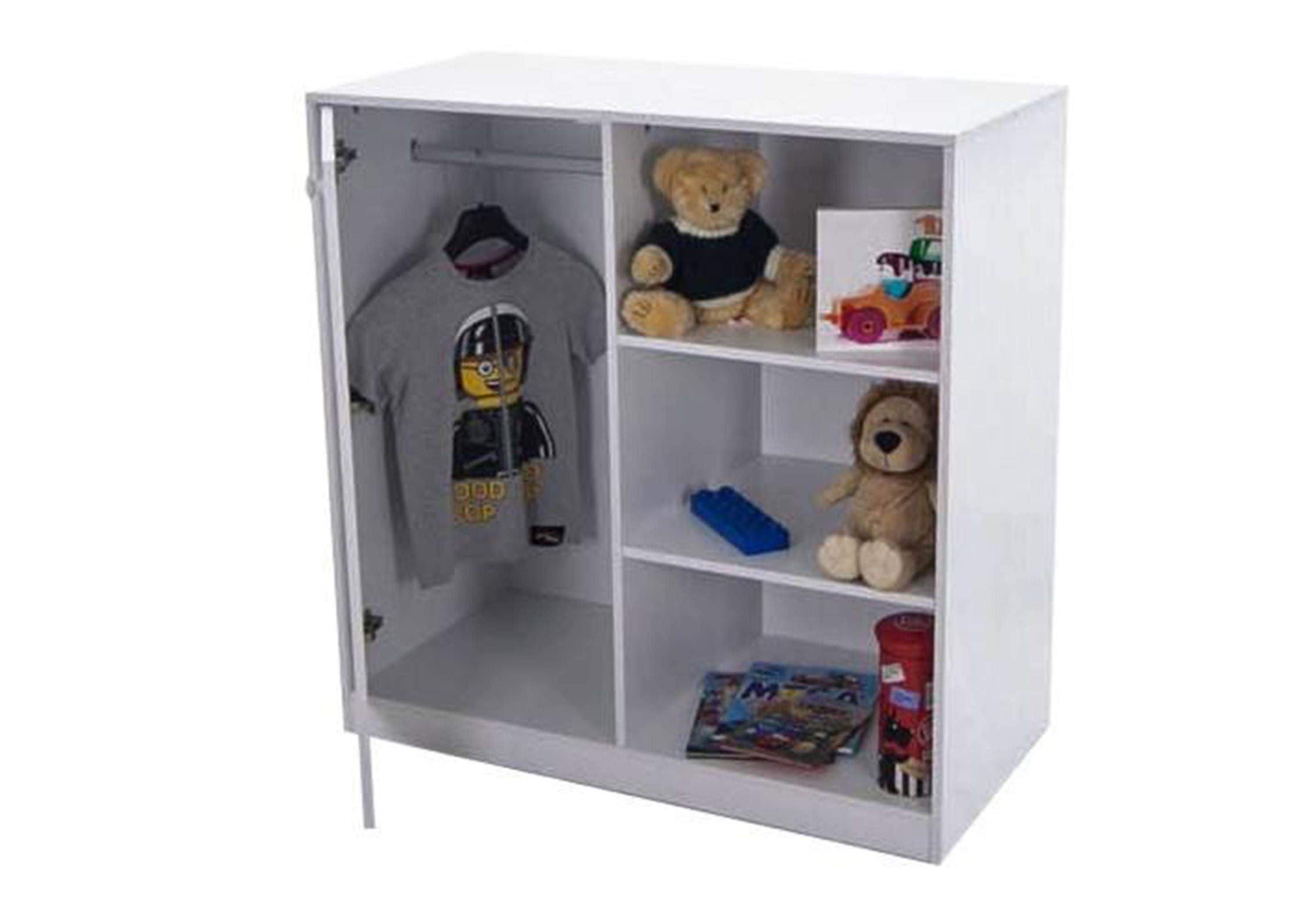 Flair Wizard White Storage Unit - Complete Comfort Beds