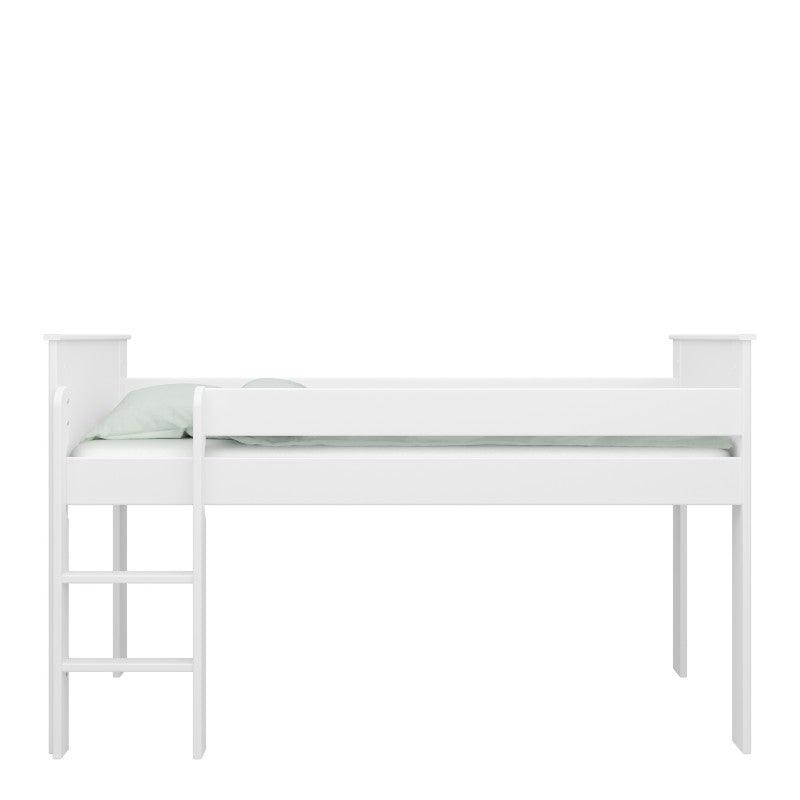 Alba White Wooden Mid-Sleeper  3