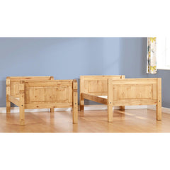 Wooden Corona Bunk Bed Storage