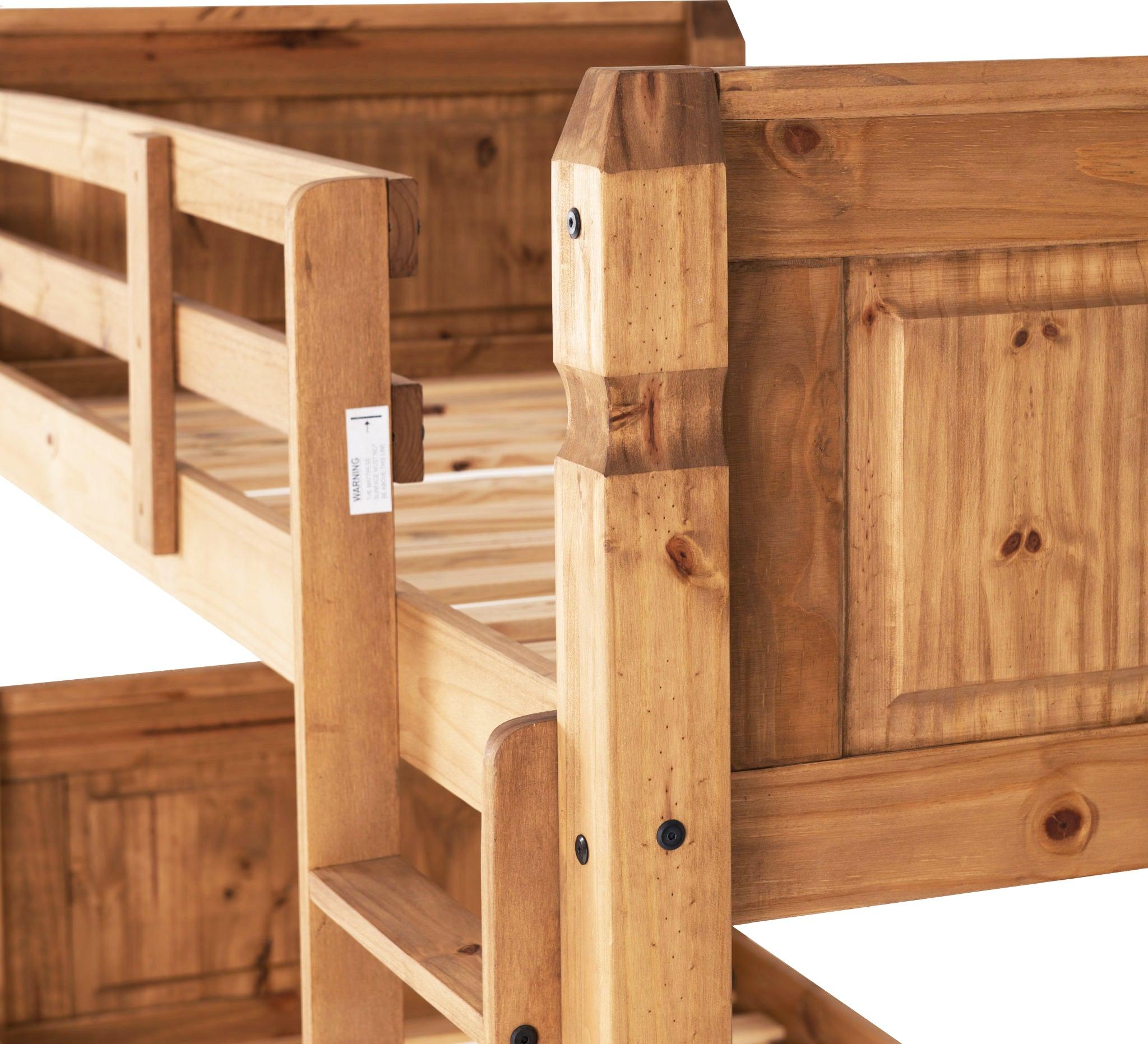 Wooden Corona Bunk Bed Close
