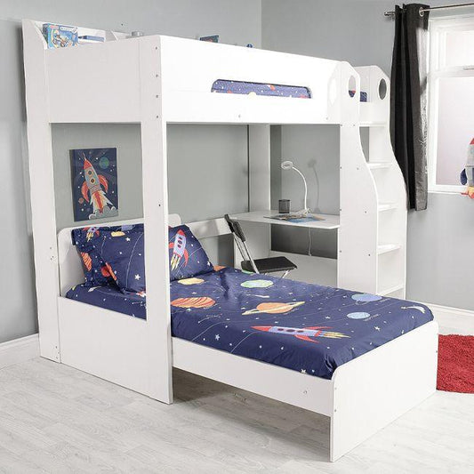 L Shaped Bunk Bed Frame 1