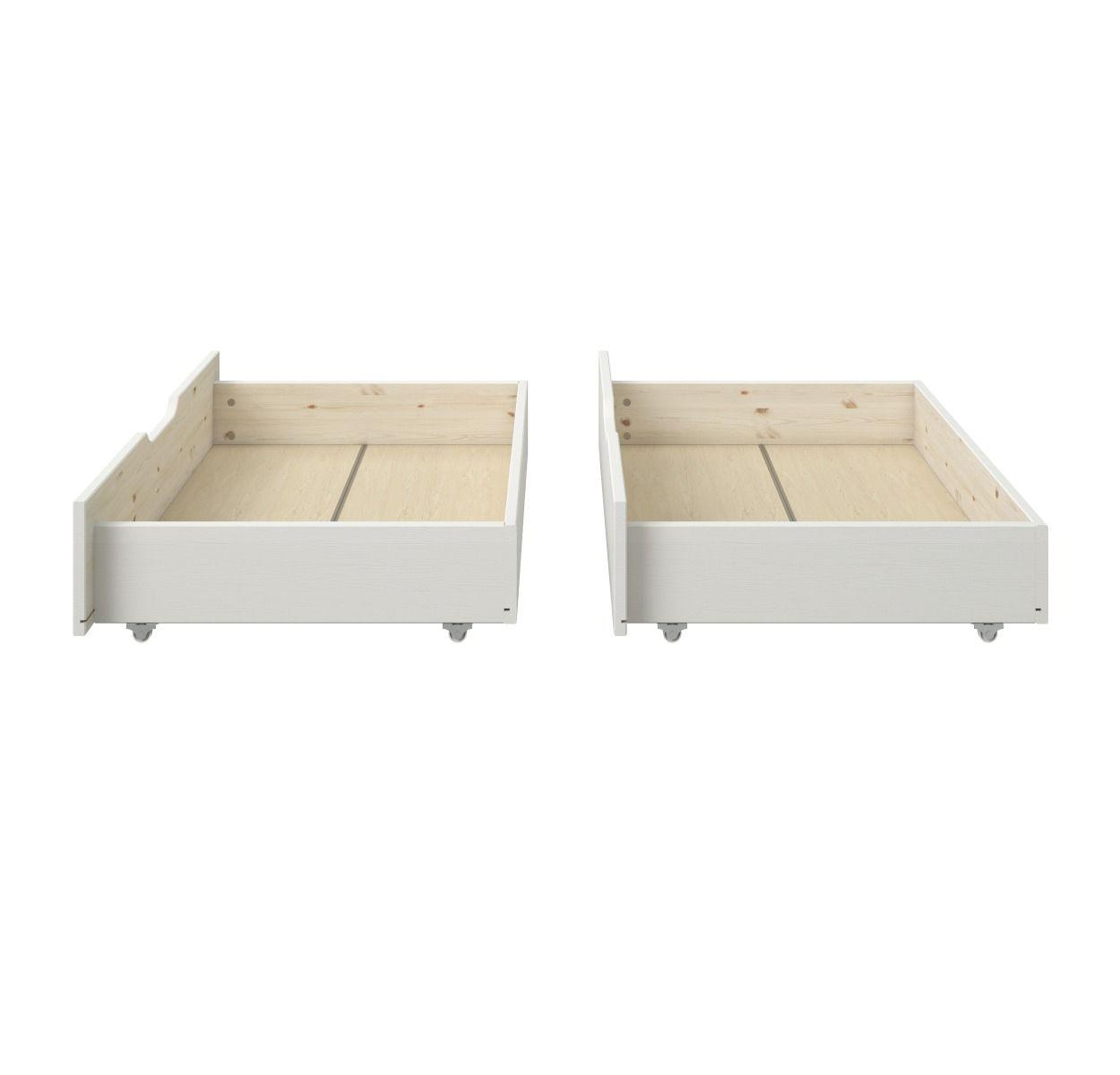 White Pine Wood Triple Sleeper Draws 4