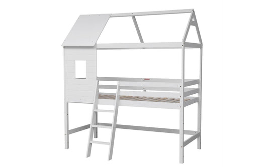 Hideaway Treehouse Midsleeper White Frame