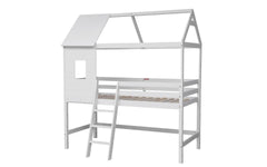 Hideaway Treehouse Midsleeper White Frame