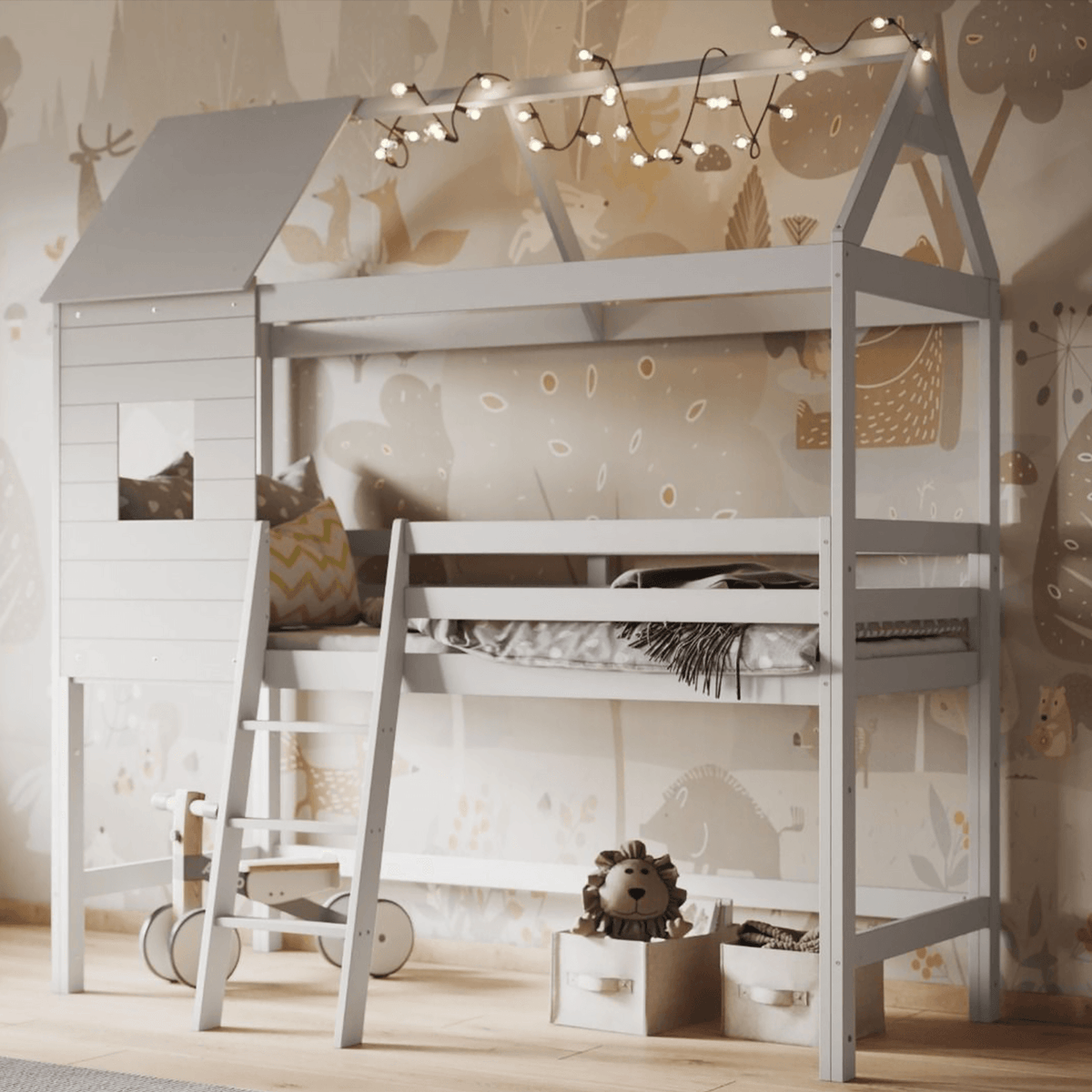 Hideaway Treehouse Midsleeper White