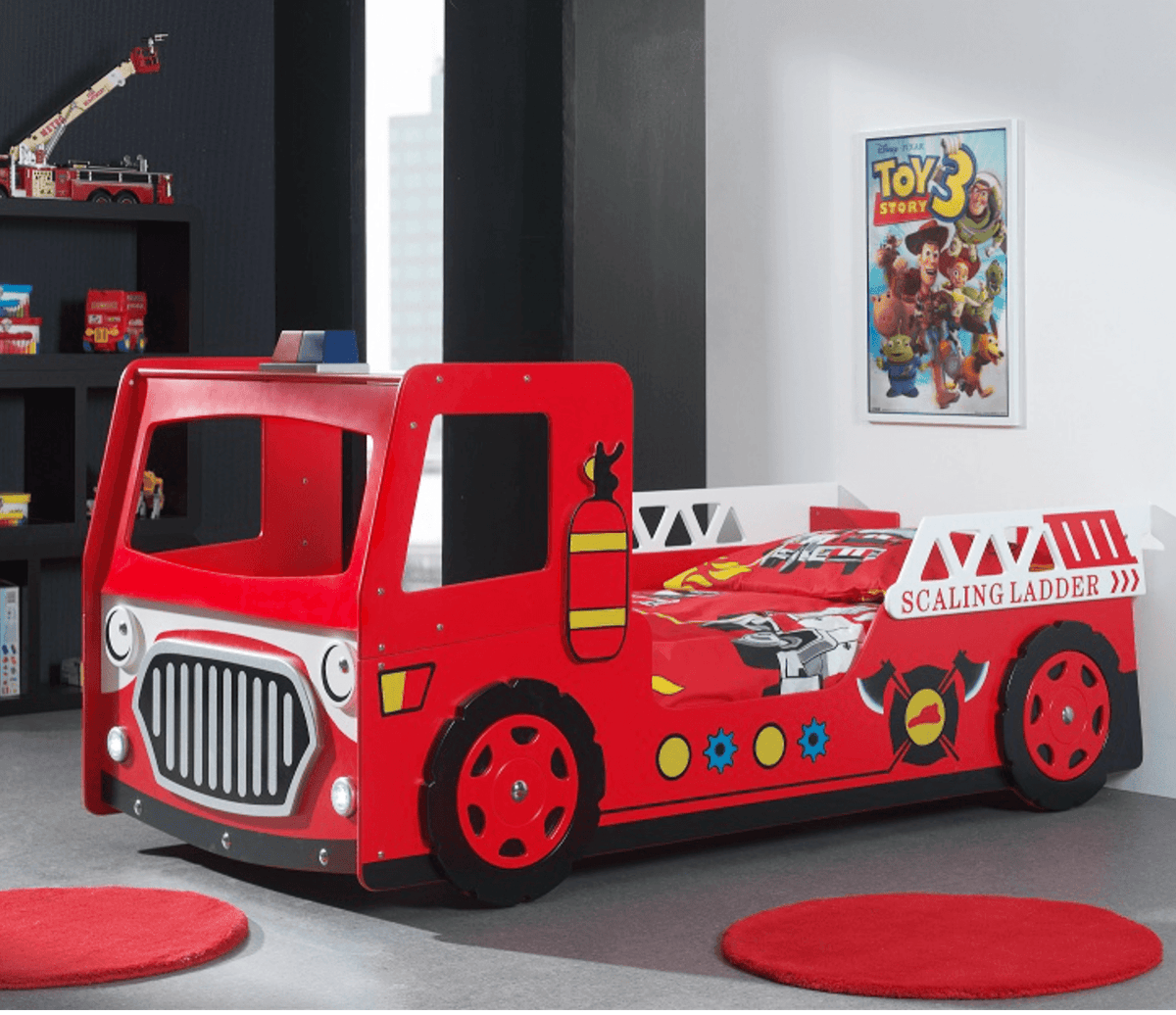 kids fire engine bed