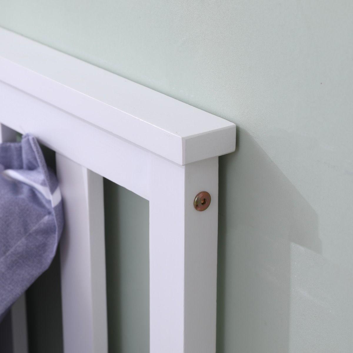 Larysa White Single Bed 2
