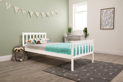 Larysa White Single Bed Room