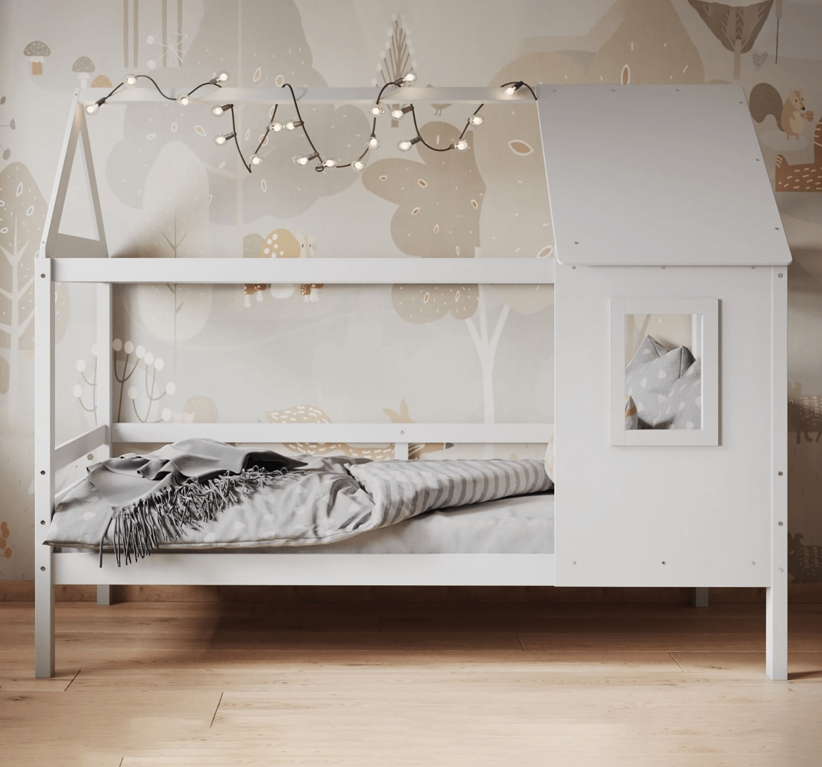 Flair Nature Treehouse Bed White - Complete Comfort Beds