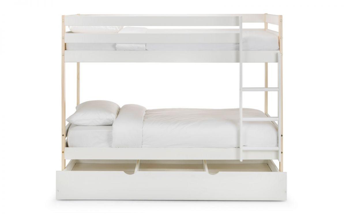Nova Solid Pine Wooden Bunk Bed Storage