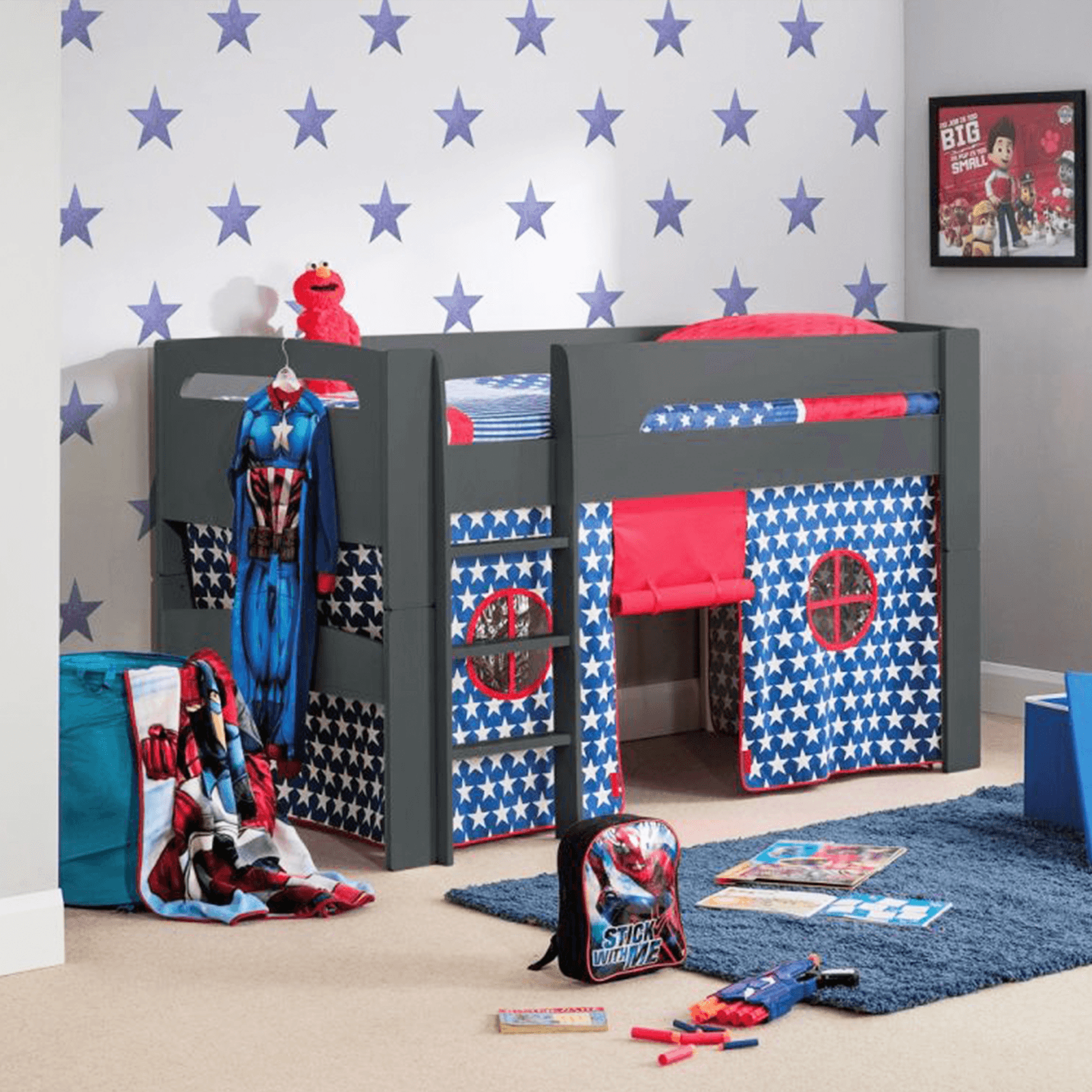 Pluto Midsleeper Bunk Bed 1