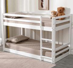Spark Low Bunk Bed White