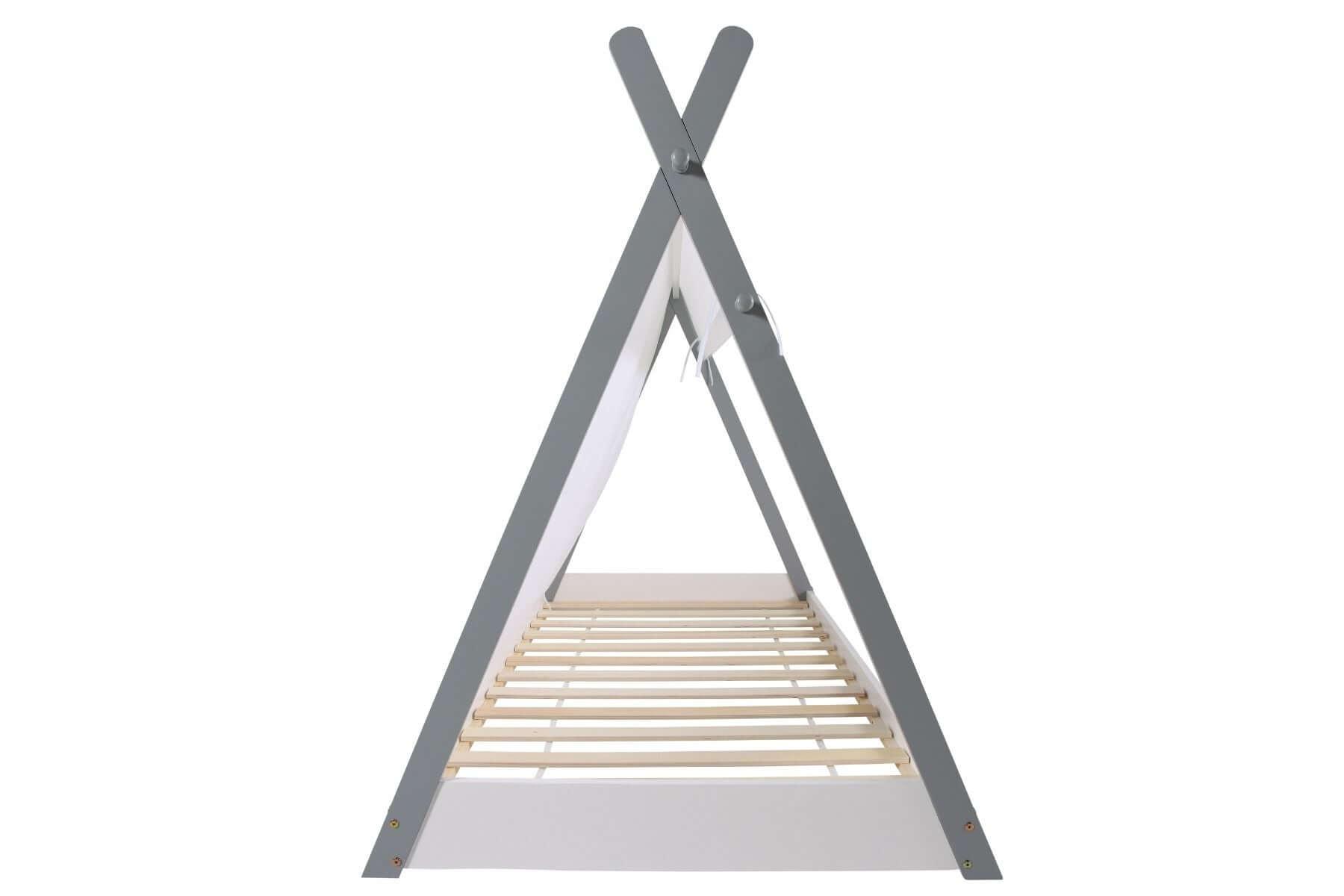 Apache Tipi Bed Frame in Grey Side