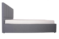 Waltz Fabric Ottoman King Sized Bed Frame 5 Side