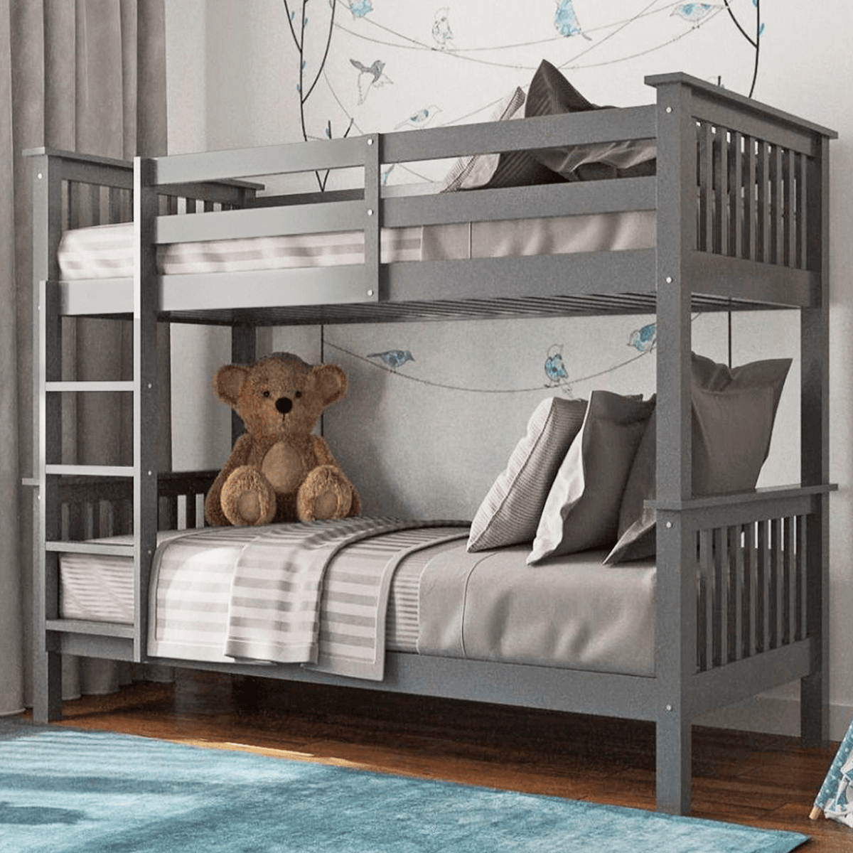 Zoom Bunk Bed Grey Kids