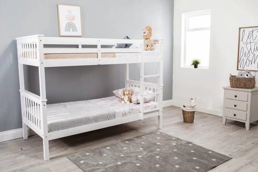Zoom Bunk Bed White Wooden